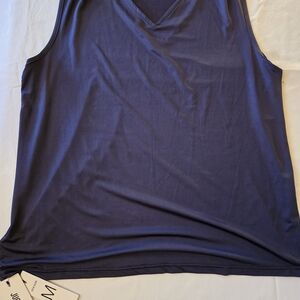 Jump Women's V-Neck Tank Top - Deep Blue